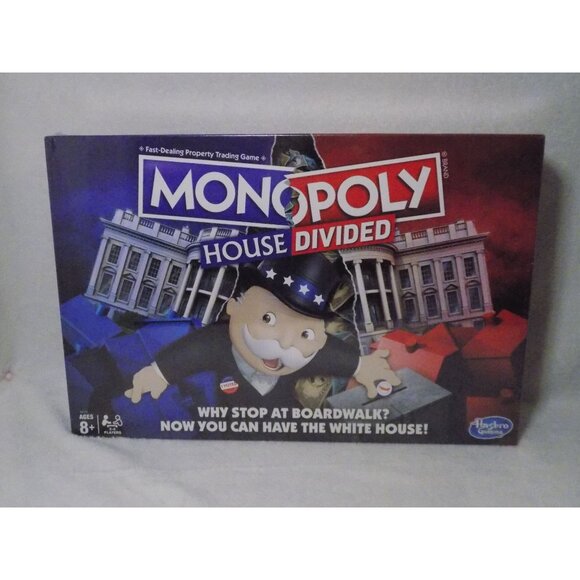 MONOPOLY House Divided Board Game: Elections and White House Themed Game - Picture 1 of 7